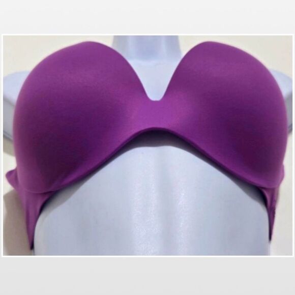 New Victoria’s Secret Bra Women's 34D Purple Convertible Back NWT - Picture 6 of 16